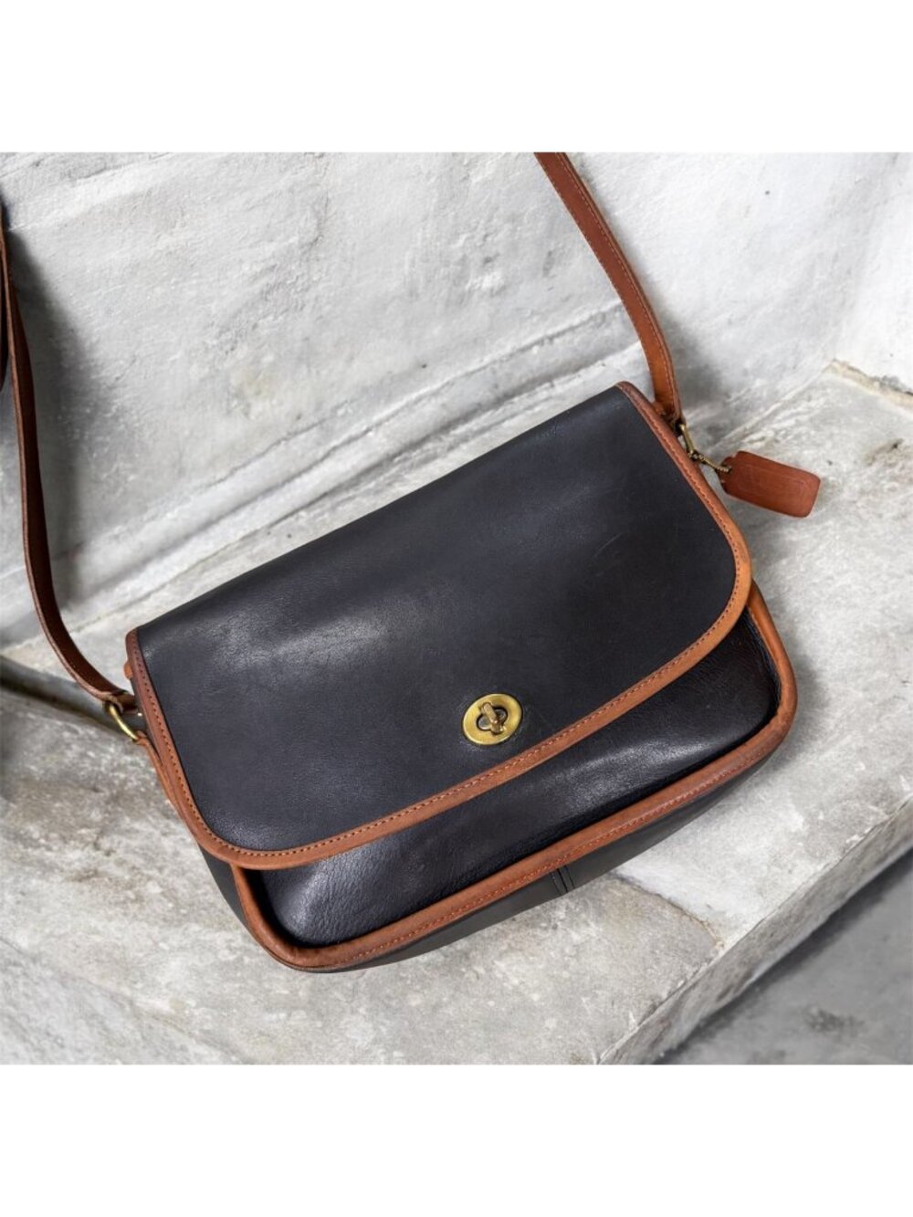 Vintage Coach Purse 90s Spectator City Bag Leather Crossbody Shoulder USA 0057